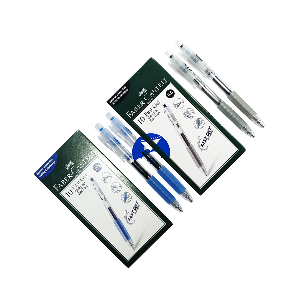 

Faber Castell Pulpen Gel Pen Fast DRY 0.5mm - PCS