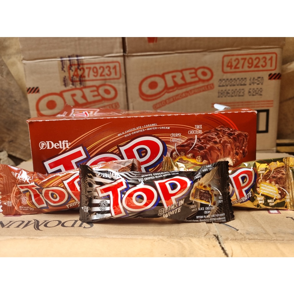 

Delfi Top Wafer Coklat 9gram
