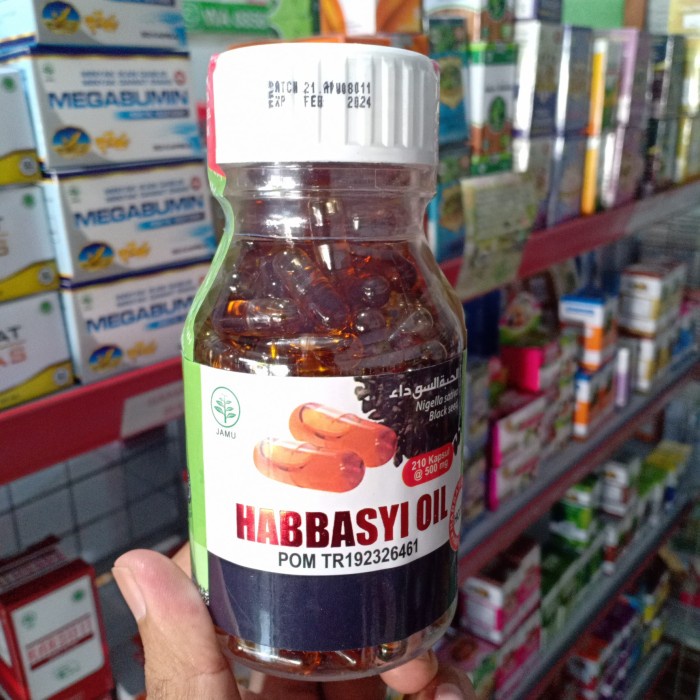 Habbasyi oil 210 kapsul Habbasyi Niaga Utama | Jamin Original