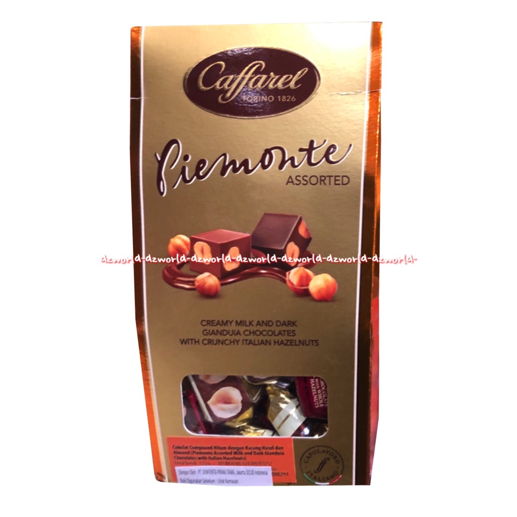 Caffarel Fiemonte Coklat Isi Kacang Chocolate Import 125gr