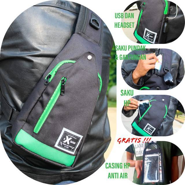 Tas Selempang Ojek Online Ojol eXfactor