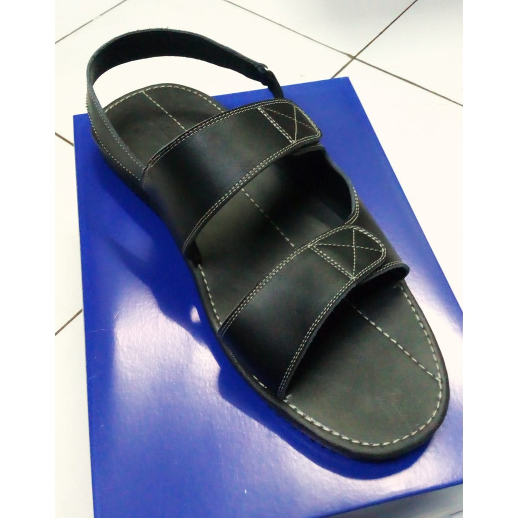 Sandal  Kasual Pria Kulit Asli Rasheda Gr 33 Big Size