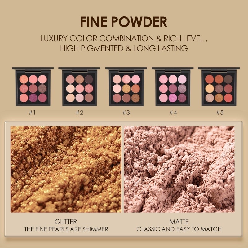 Focallure Eyeshadow 9 Warna - KODE FA36