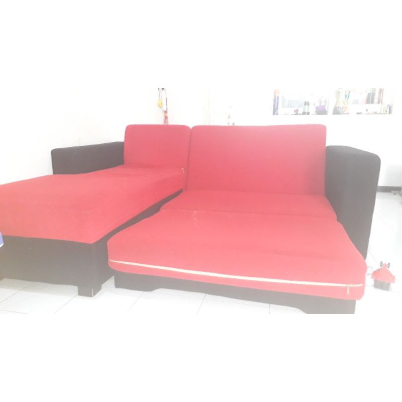 NETT Sofa tamu satu set Edisi mau pindah (BEKAS) bisa dijadikan kasur