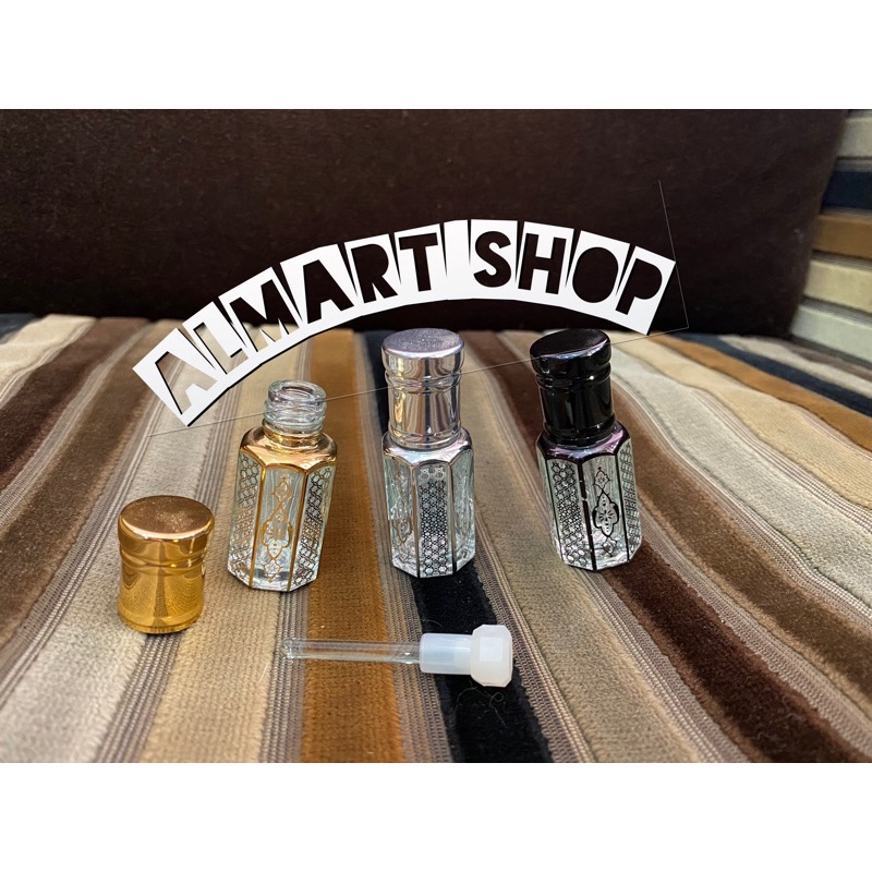 botol parfum tola stik kaca 6ml vip