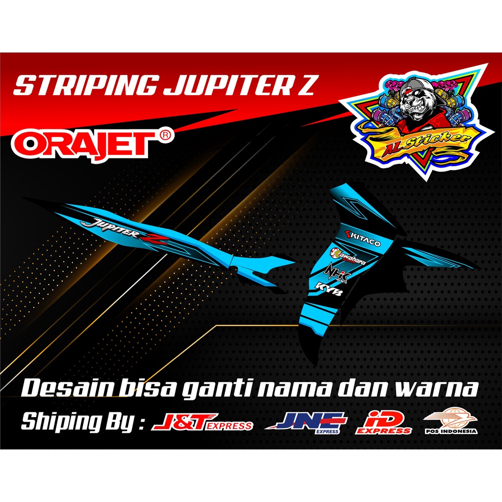 Striping Jupiter Z Custom Road Race Model Terbaru
