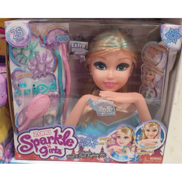 sparkle girlz deluxe styling head