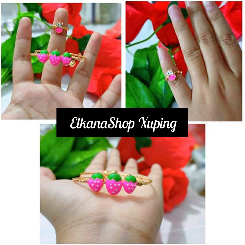 Gelang anak kolong free cincin xuping