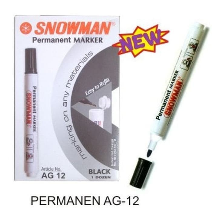 

Spidol Snowman AG-12 Permanen Marker