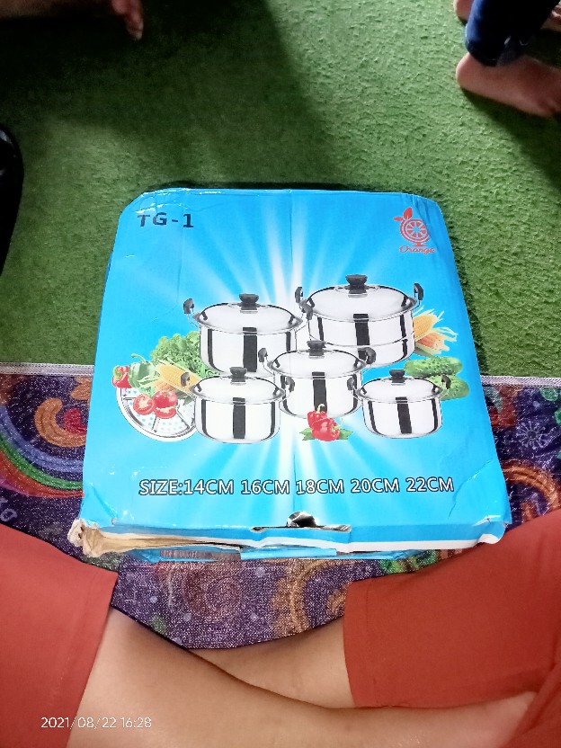 Panci Set / Panci Kukus Stemer Stainlees Set Lengkap