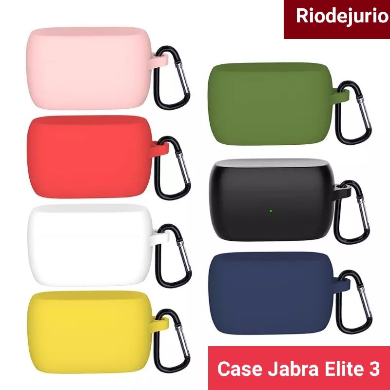 Case Casing Silicon Protective Jabra Elite 3 + Carabiner JabraElite 3 Tws