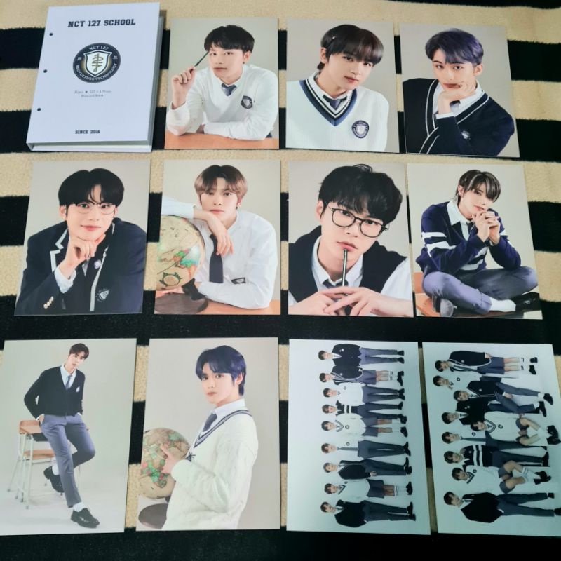 [SHARING LIMITED] NCT127 Postcard - Postcard Book Back To School kit NCT 127 jaehyun mark yuta doyou