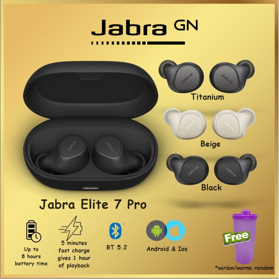 Jabra Elite 7 Pro True Wireless Earphone Earbuds Bluetooth TWS ANC