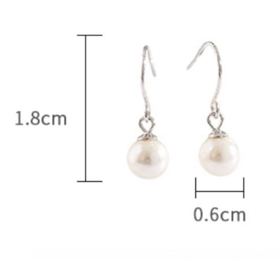 Anting Wanita Tusuk Korea Bentuk Hati Hias Kristal - Fashion Wanita Korea Aksesoris Murah AF004-2