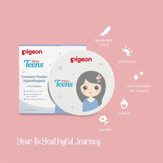 Pigeon Teens Compact Powder Hypoallergenic