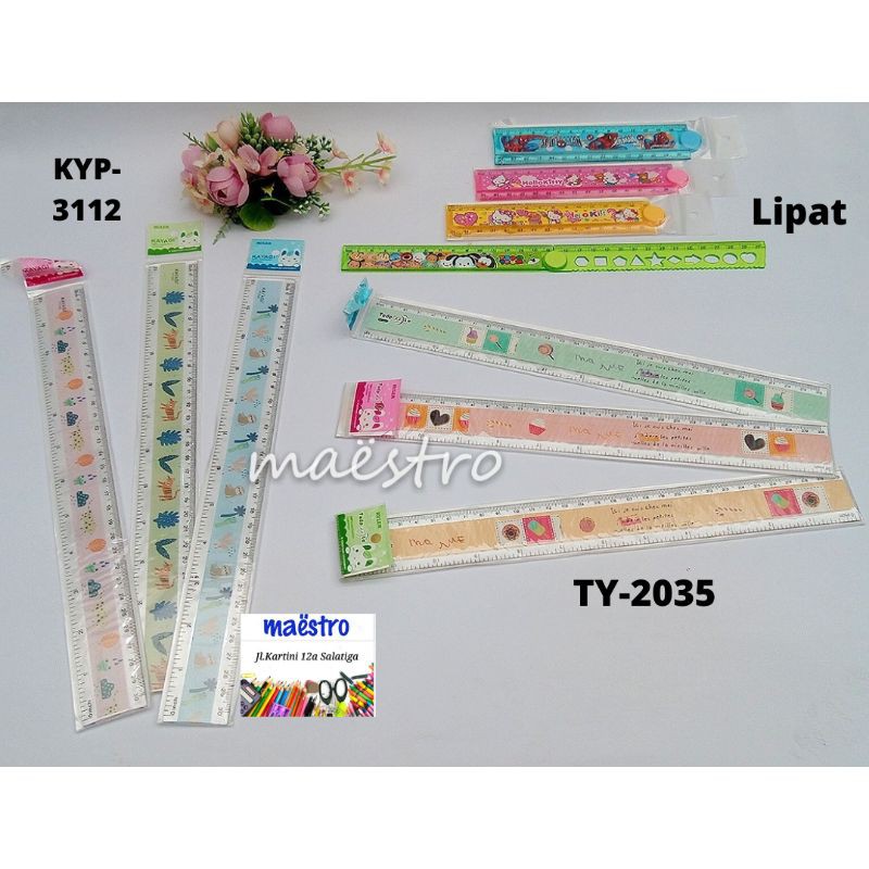 

Penggaris 30cm / Penggaris Lucu / Penggaris Lipat