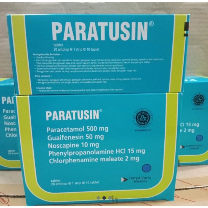Paratusin tablet/box