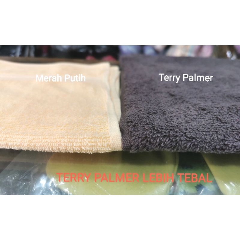 Handuk Mandi Dewasa TERRY PALMER Premium Tebal Katun 100% Cotton Warna Polos Jumbo / Handuk Mandi Dewasa