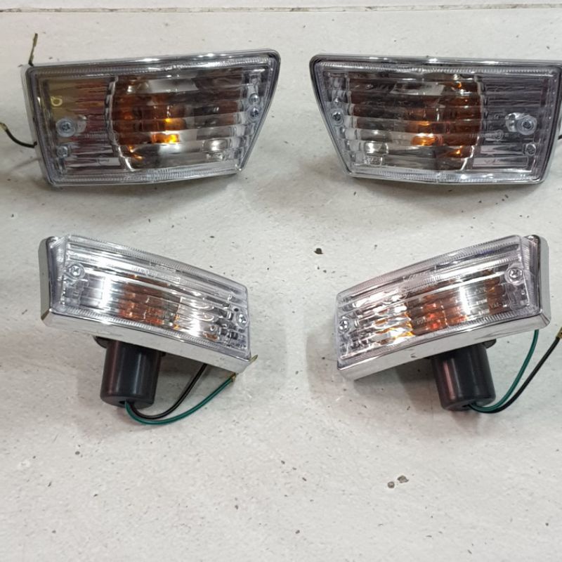 Lampu Sen Assy Vespa PX PX NEW New Model Garis Aksesoris Variasi Vespa