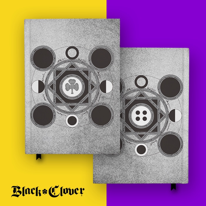 Buku Catatan Zora Ideale Grimoire Black Clover Anime Notebook Custom Jurnal Diary Cosplay Hardcover