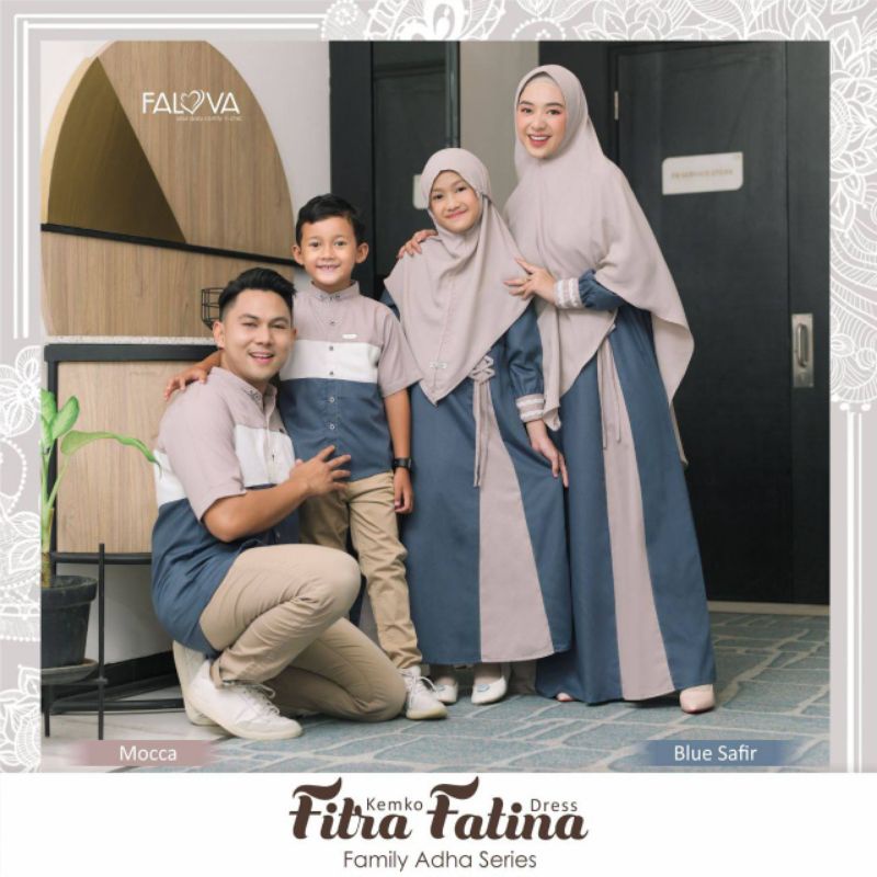OPEN PO SD 30 MEI ‼️ Sarimbit Keluarga Fitra Fatina Adha Series by Falova