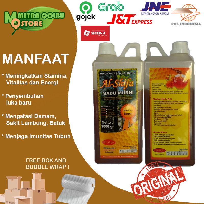 

madu murni asli hutan indonesia al-shifa 1kg