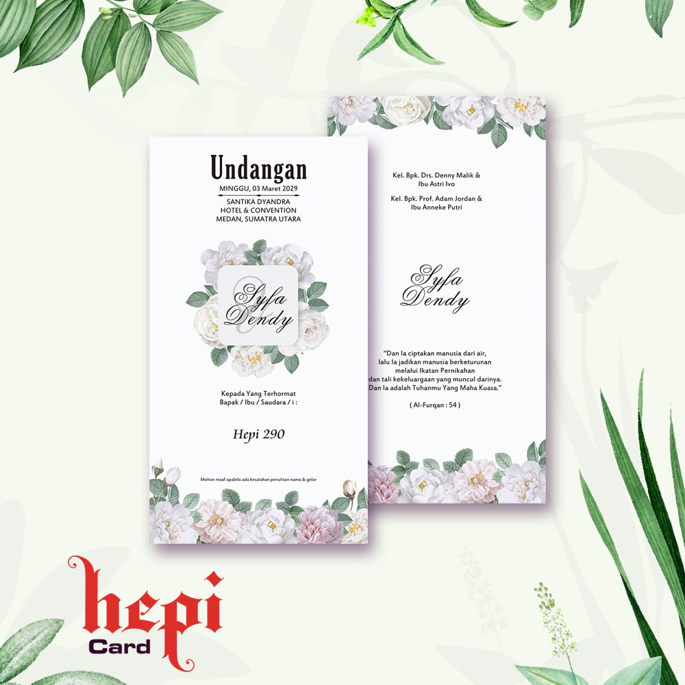 UNDANGAN BLANGKO HEPI 290