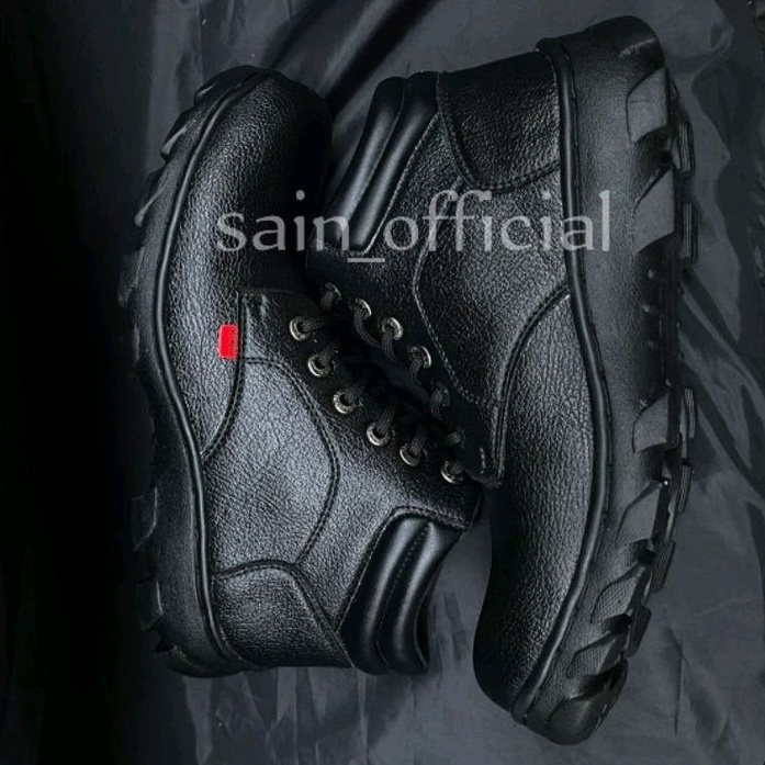 (New Promo)Safety Kickers Boots Pria Sepatu Safety Pria Kulit
