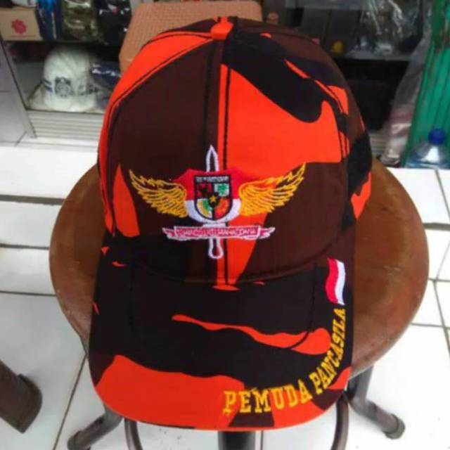 TOPI PEMUDA PANCASILA/TOPI ORGANISASI/TOPI LORENG