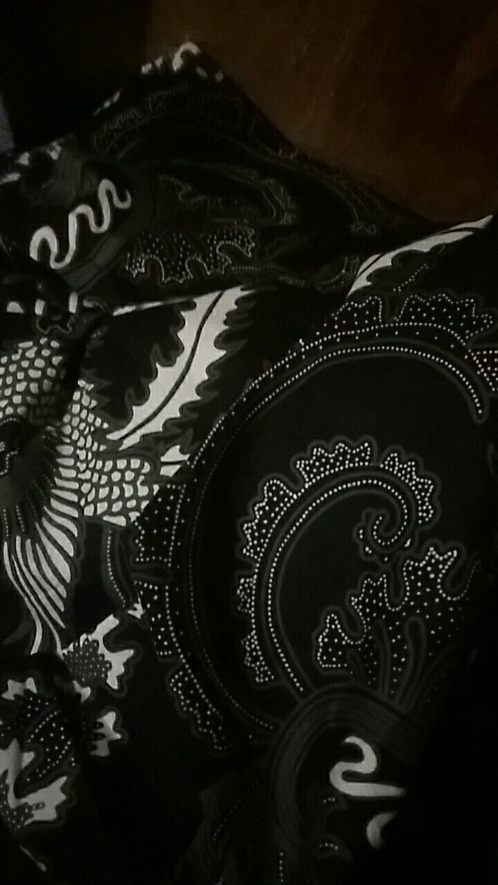 Rakabuming Biru Kemeja Batik Pria Katun Sragenan Full Furing