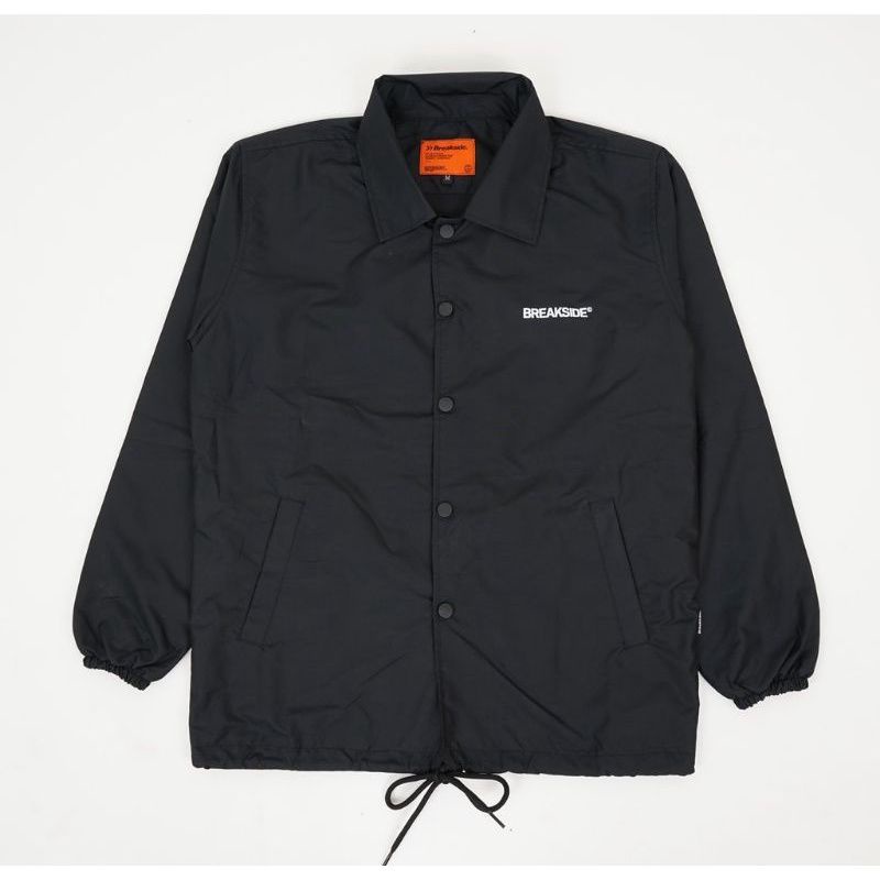 JAKET COACH BREAKSIDE SIMPLE BLACK