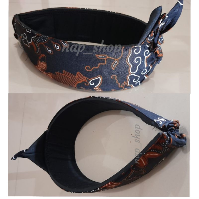 Iket udeng totopong sunda motif batik model terbuka bisa COD