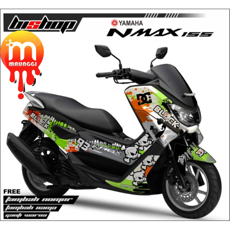 Striping nmax old full body motif dc Decal nmax 155 full body Sticker variasi full motif nmax lama S