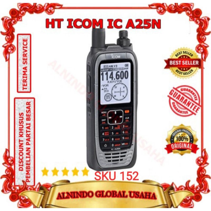 HT ICOM IC-A25N MURAH ORIGINAL GARANSI