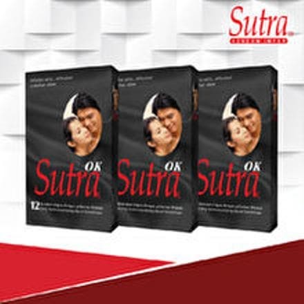 KONDOM / KONDOM SUTRA - HITAM ISI 12 KONTRASEPSI KB PRIA