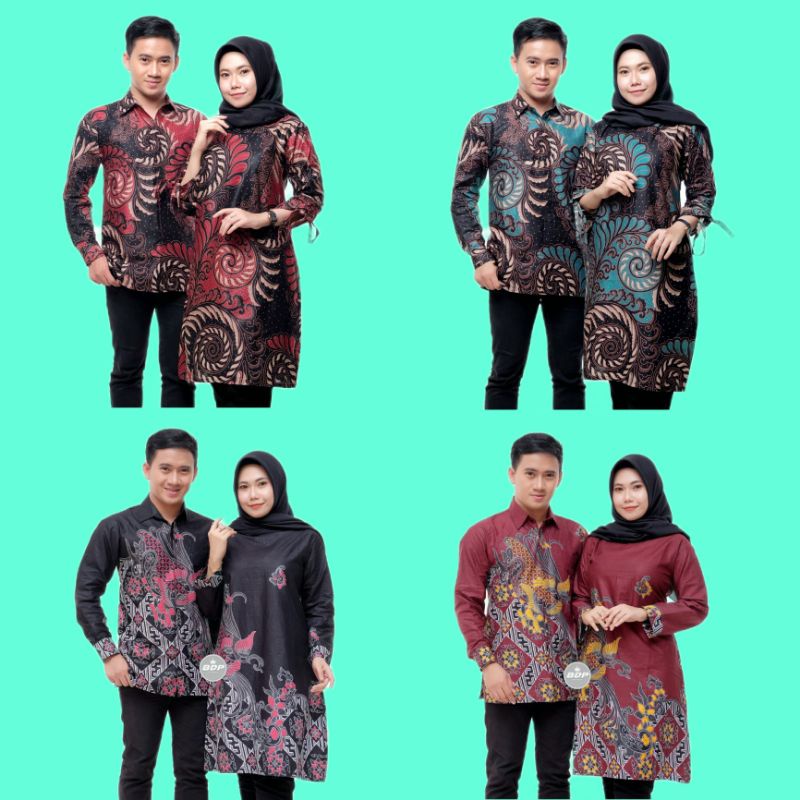 Jual Emka Batik Batik Couple Seragam Baju Batik Couple Batik Couple Modern Batik Tunik 