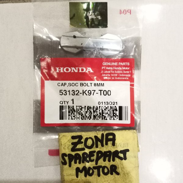 Tutup Baut Raiser Cap Bolt 8mm PCX 150 lokal AHM 53132 K97 T00