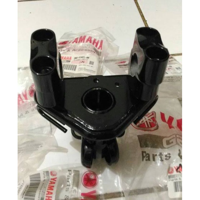 KUPU-KUPU DUDUKAN STANG STIR SET BRACKET HANDLE BY8 YAMAHA X-RIDE 125 PART ORIGINAL YAMAHA