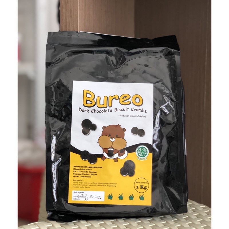 

BUREO DARK CHOCOLATE BISCUIT CRUMB/ COOKIE/ OREO POWDER 1KG