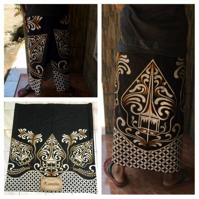 Sarung gunungan lukis geber wayang bestseller