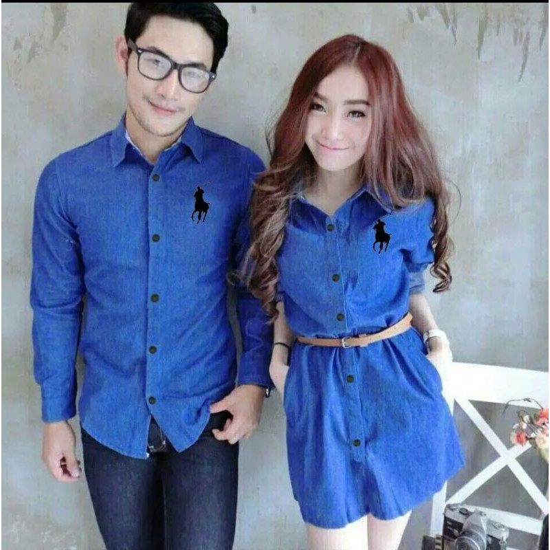 { THABI } MC CP VALDAY / POLONIAN / BAJU COUPLE PASANGAN / KEMEJA COUPEL PASANGAN / KEMEJA COUPLE / 