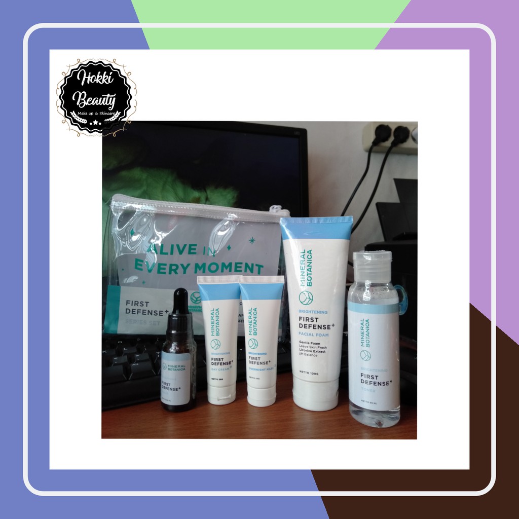 Mineral Botanica Brightening First Defence Bundling Set Isi 5