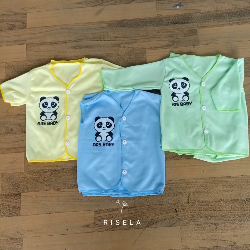 6 Pcs Baju bayi polos/ Baju bayi baru lahir tanpa lengan/ Baju bayi Newborn lengan pendek/ Baju bayi lengan panjang