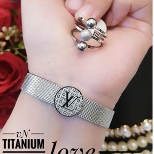 titanium Set gelang cincin AF1