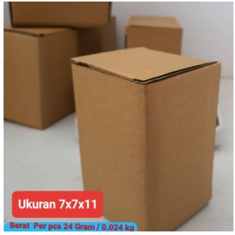 

Box 7x7x11 cm (SparePart) Kardus/Box/Karton/Polos diecut