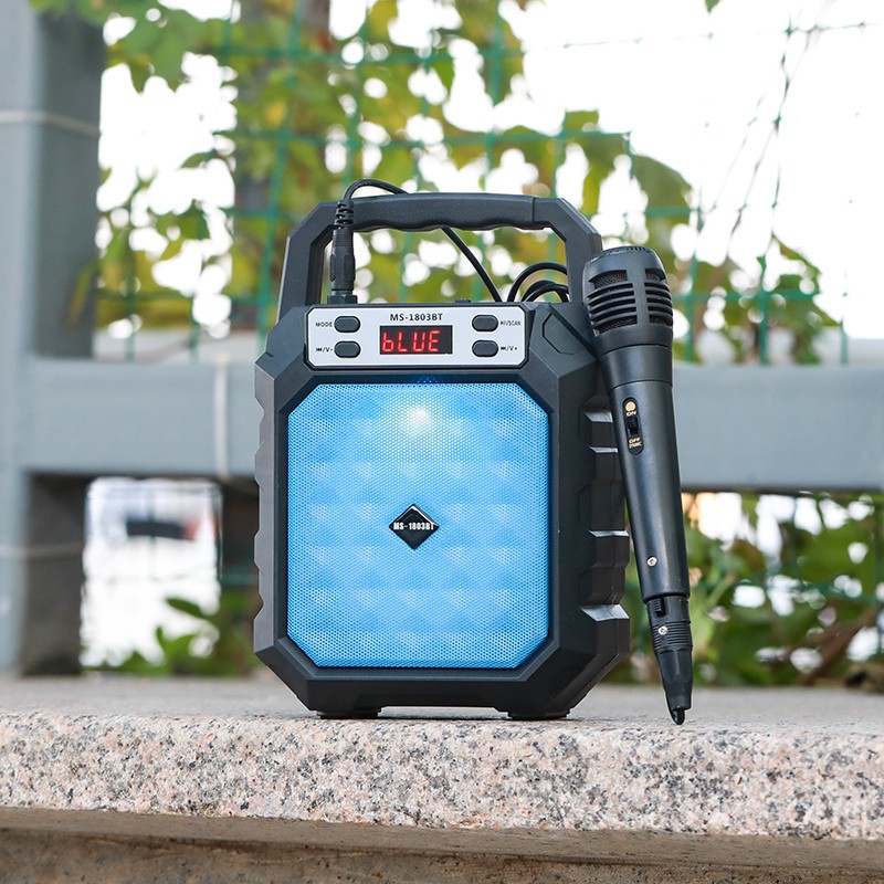 [✅COD]1803BT  Portable Speaker+mac speaker 5 inch FM Radio / USB / SD / AUX  speaker sound woofer