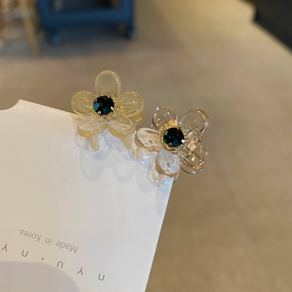 Agustinina Flower Hair Claw Lucu Wanita Korea Mutiara Hadiah Jepit Rambut