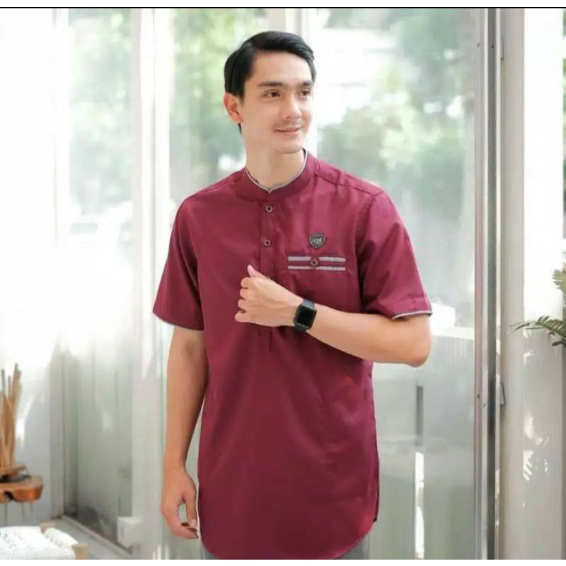 BAJU KOKO KURTA DEWASA LENGAN PENDEK