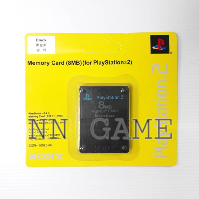 MEMORY CARD MC PS2 PS 2 8MB 8 MB HITAM
