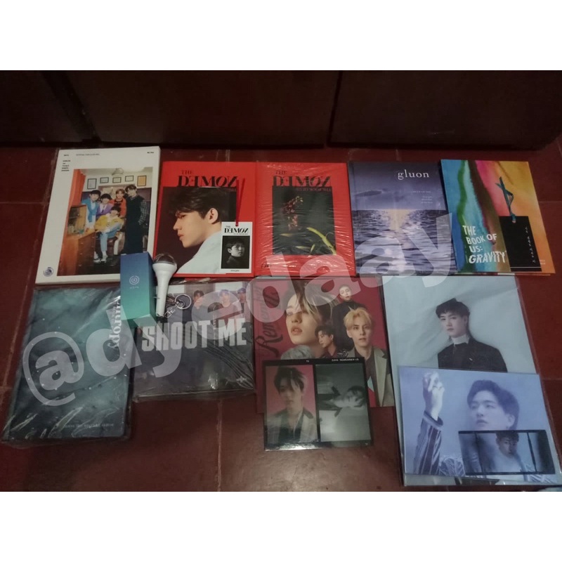 PHOTOBOOK MYDAY FANCLUB 3rd GENERATION, KEYRING OFFICIAL DAY6, ALBUM ONLY DAY6 dan GOT7
